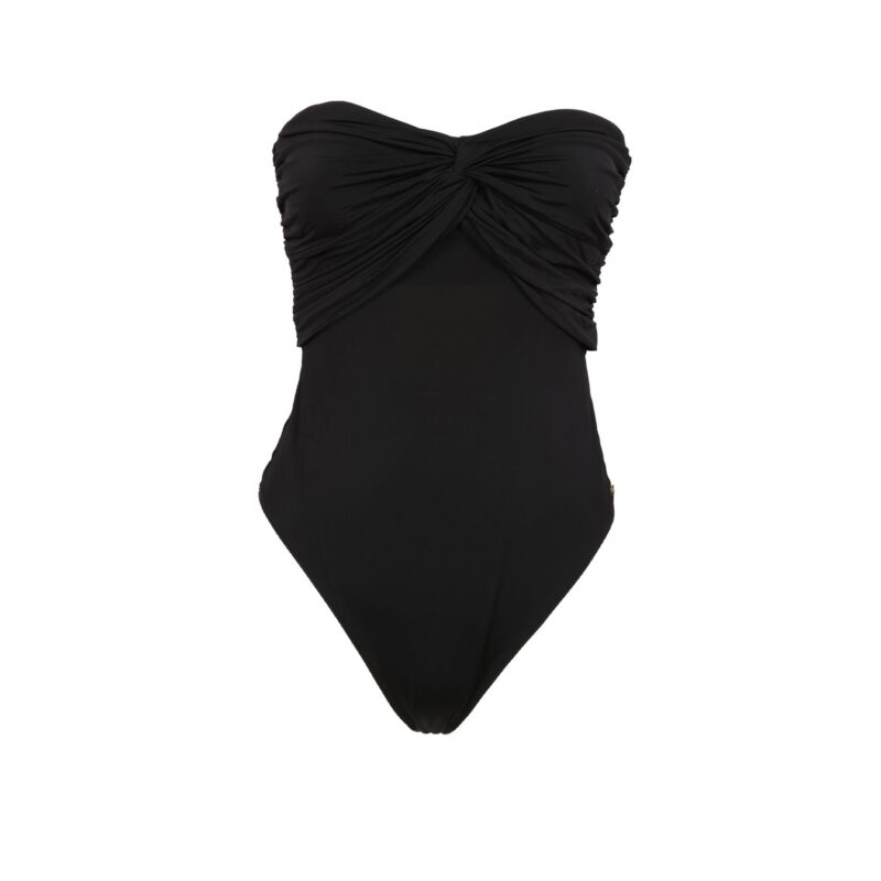 Anine Bing abito RAVINE BODYSUIT - BLACK