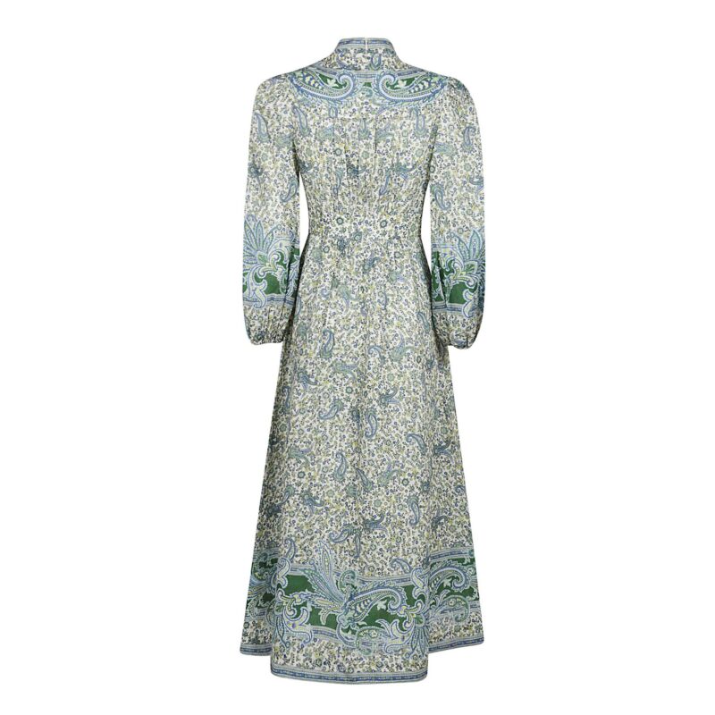 Zimmermann abito PLUNGE MIDI DRESS - immagine 2