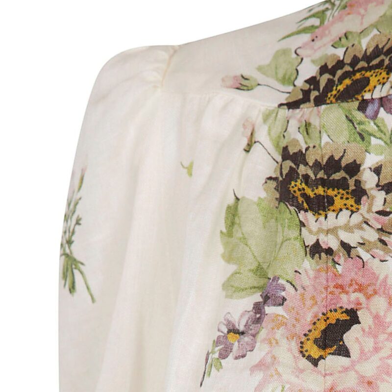 Zimmermann camicia Halliday Lace trim Shirt - immagine 3