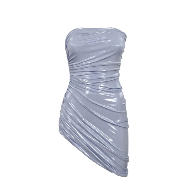 NORMA KAMALI abito STRAPLESS DIANA PICKLEBALL DRESS