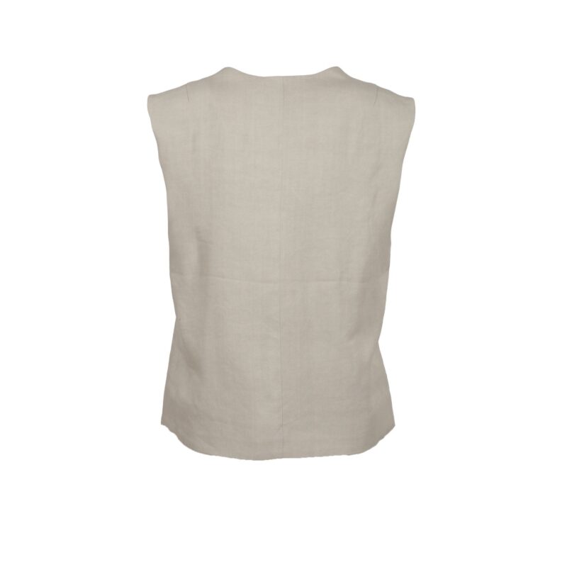 Anine Bing Maglieria LENA VEST - SAND - immagine 2