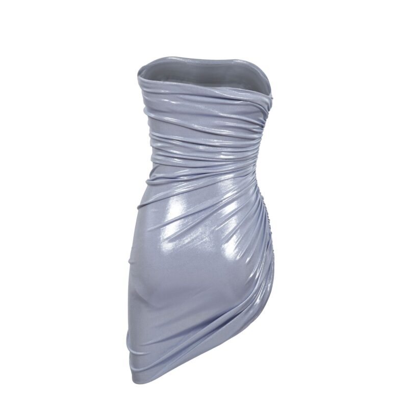NORMA KAMALI abito STRAPLESS DIANA PICKLEBALL DRESS - immagine 2