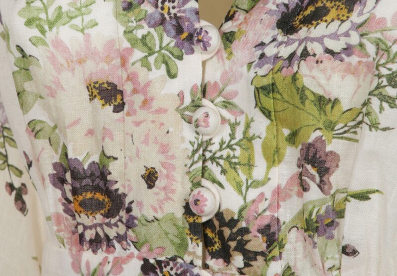 Zimmermann abito PLUNGE MINI DRESS - immagine 3