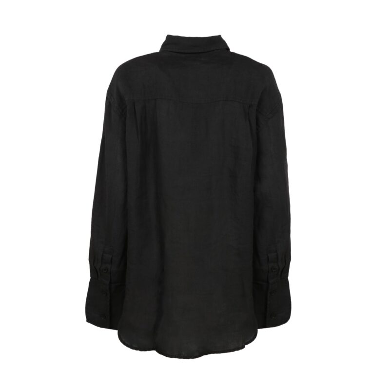 Anine Bing camicia DANTE SHIRT - BLACK - immagine 2