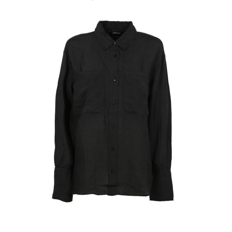 Anine Bing camicia DANTE SHIRT - BLACK
